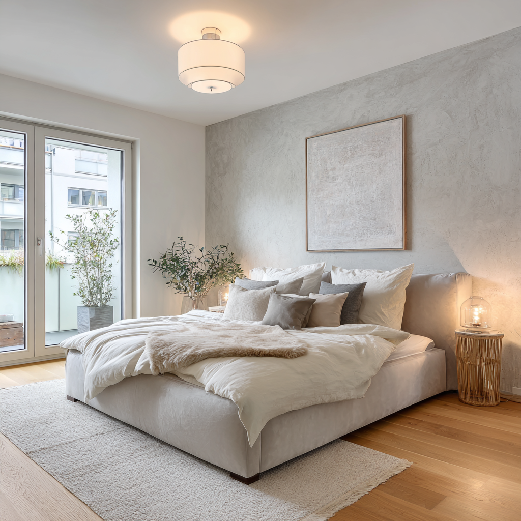 Schlafzimmer nach Sanierung